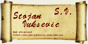 Stojan Vukšević vizit kartica